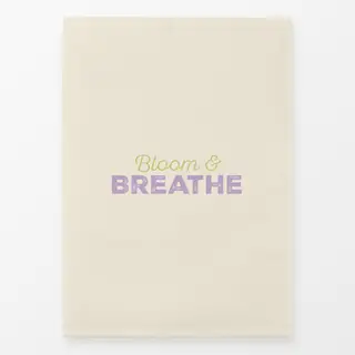 Geschirrtücher Bloom & Breathe Typo beige