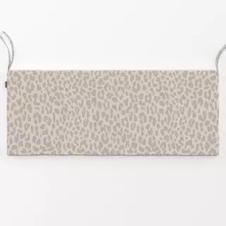 Bankauflage Leopard beige