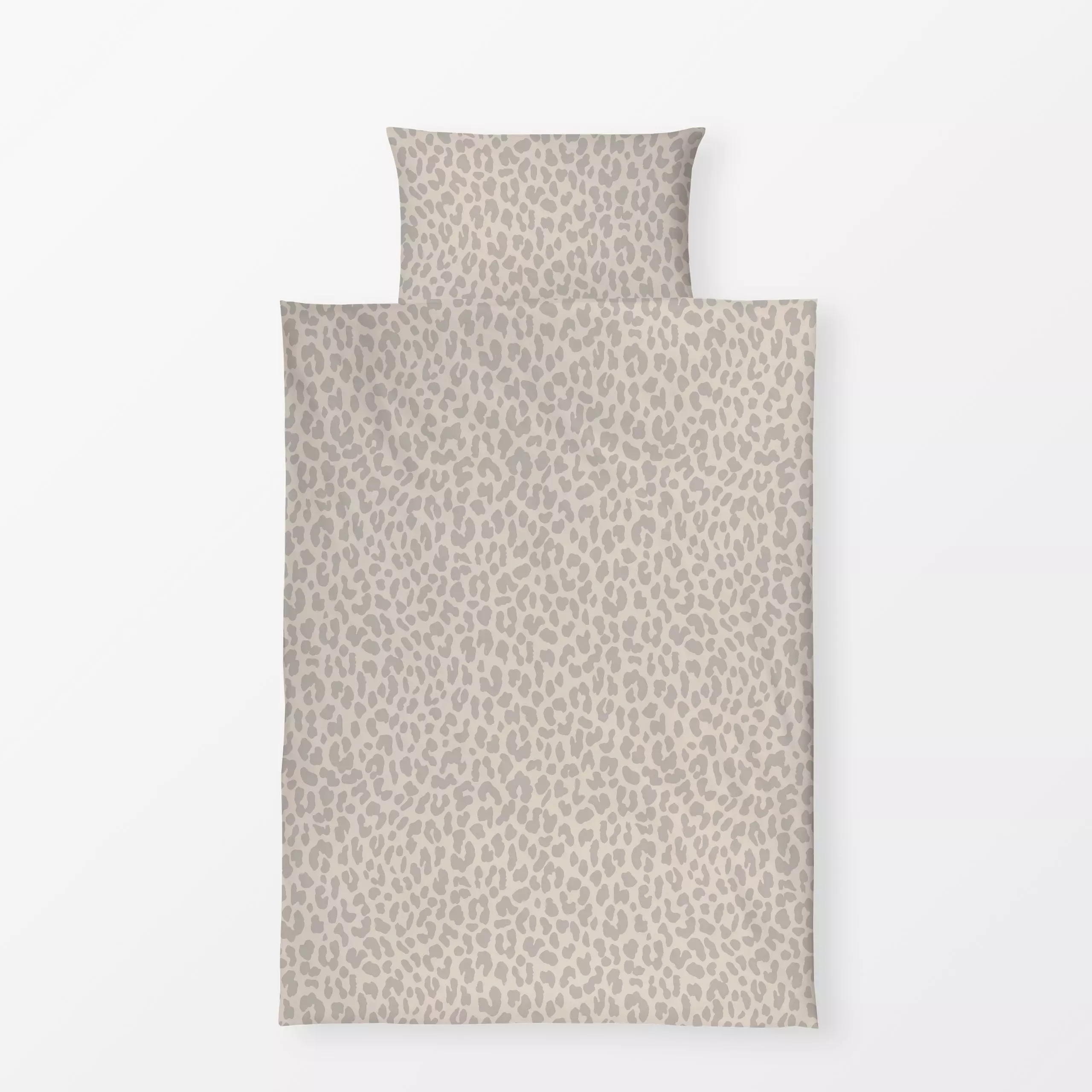 Bettwäsche Leopard beige - Tiere, Symbole & Muster - von „Studio Kesse"; Tiger, Wildtiere, Leopard, Gepard, Wildkatze, Tierm...