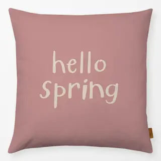 Kissen Hello Spring rosa