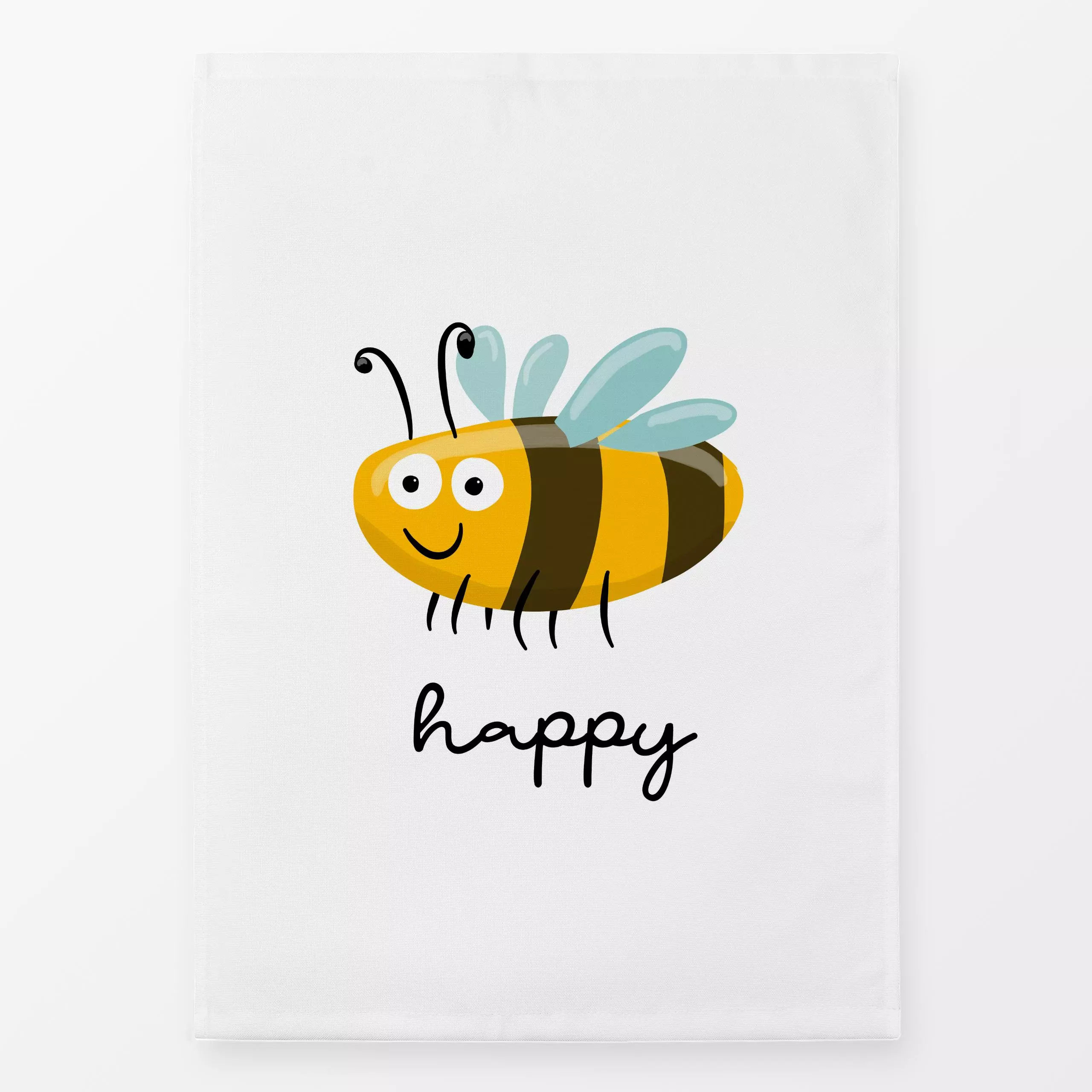 Geschirrtücher Bee happy - Kinderzimmer & Motive für Kinder, Tiere - von „Heyduda"; Illustration, Kinder, Tiere, niedlich, B...
