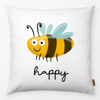 Kissen Bee happy