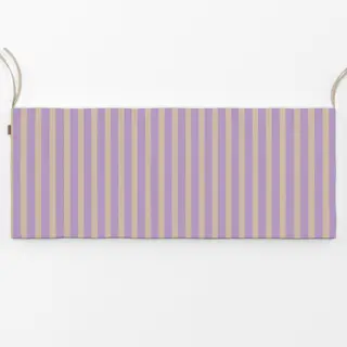 Bankauflage Streifen lila und Beige