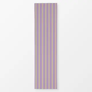 Tischläufer Streifen lila und Beige