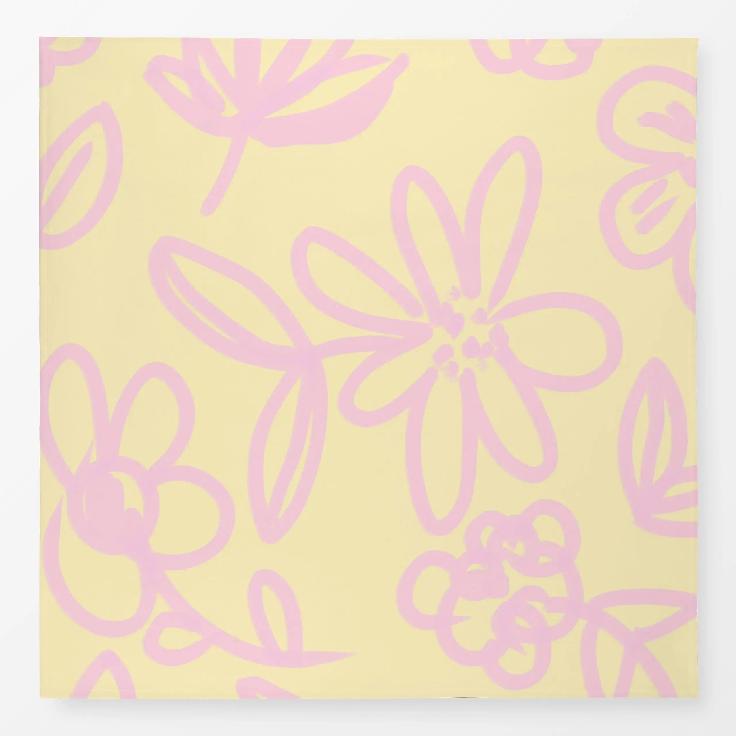 Tischdecke Blumen - Blumen & Florales, Frühling, Sommer - von „lena marie design"; Acryl, Illustration, Sommerblumen, niedli...