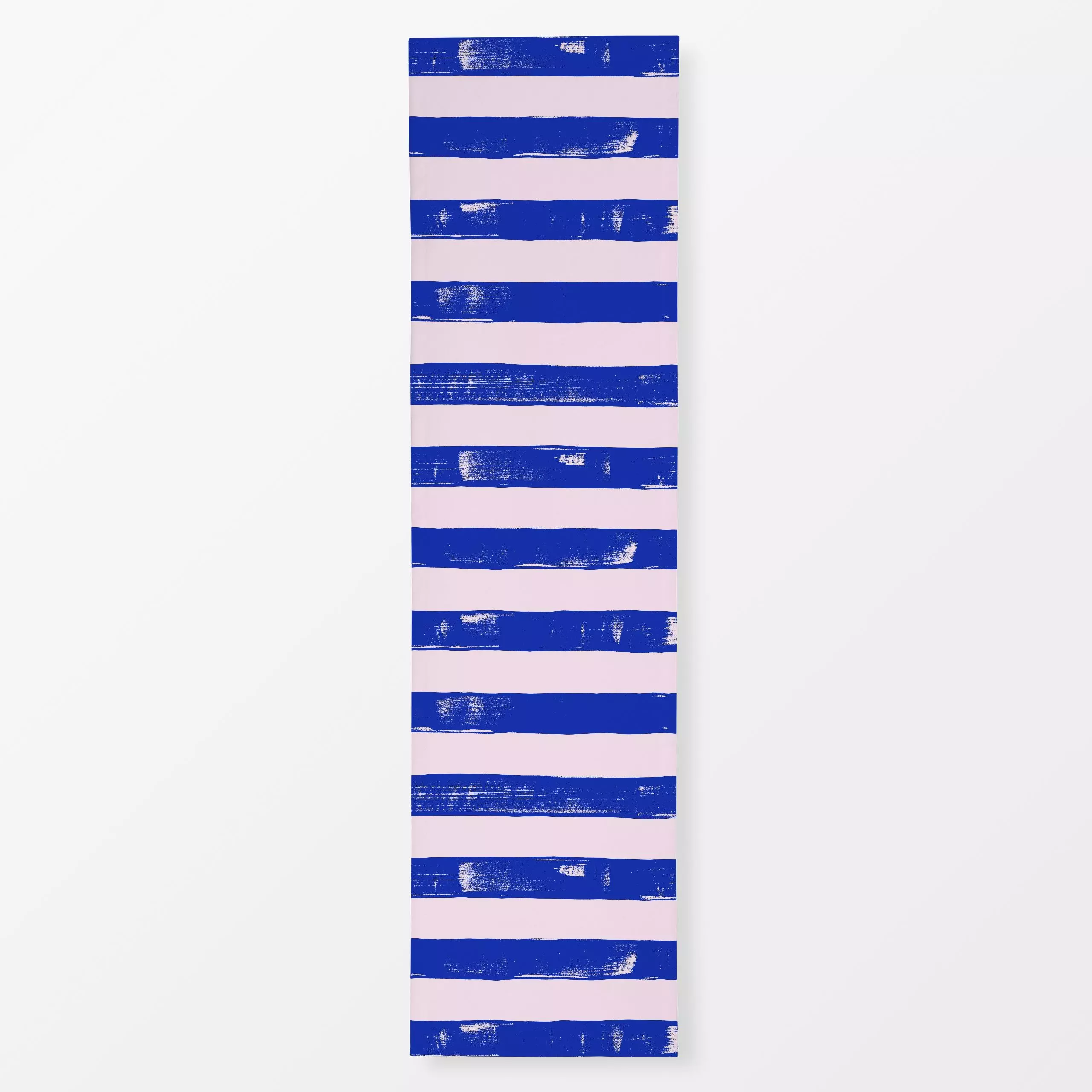 Tischläufer SUN BEAMS blau - Symbole & Muster - von „Julia Schumacher"; Pinselstrich, Streifen, Strand, pool, outdoor, gestr...