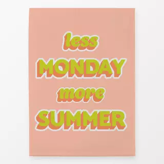 Geschirrtücher less MONDAY more SUMMER