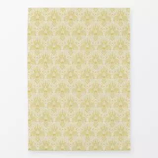 Geschirrtuch Folk Easter Bunny Tonal Gelb