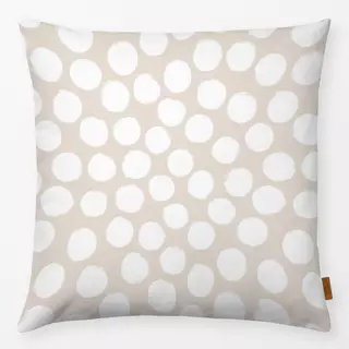 Kissen Polka Dots 2 Beige Punkte