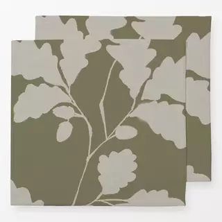 Servietten Cottage home green acorn