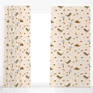 Dekovorhang Dinosaurier Kinderzimmer