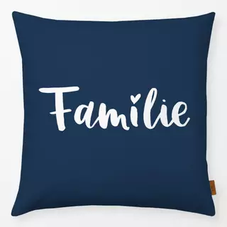 Kissen Familie navy