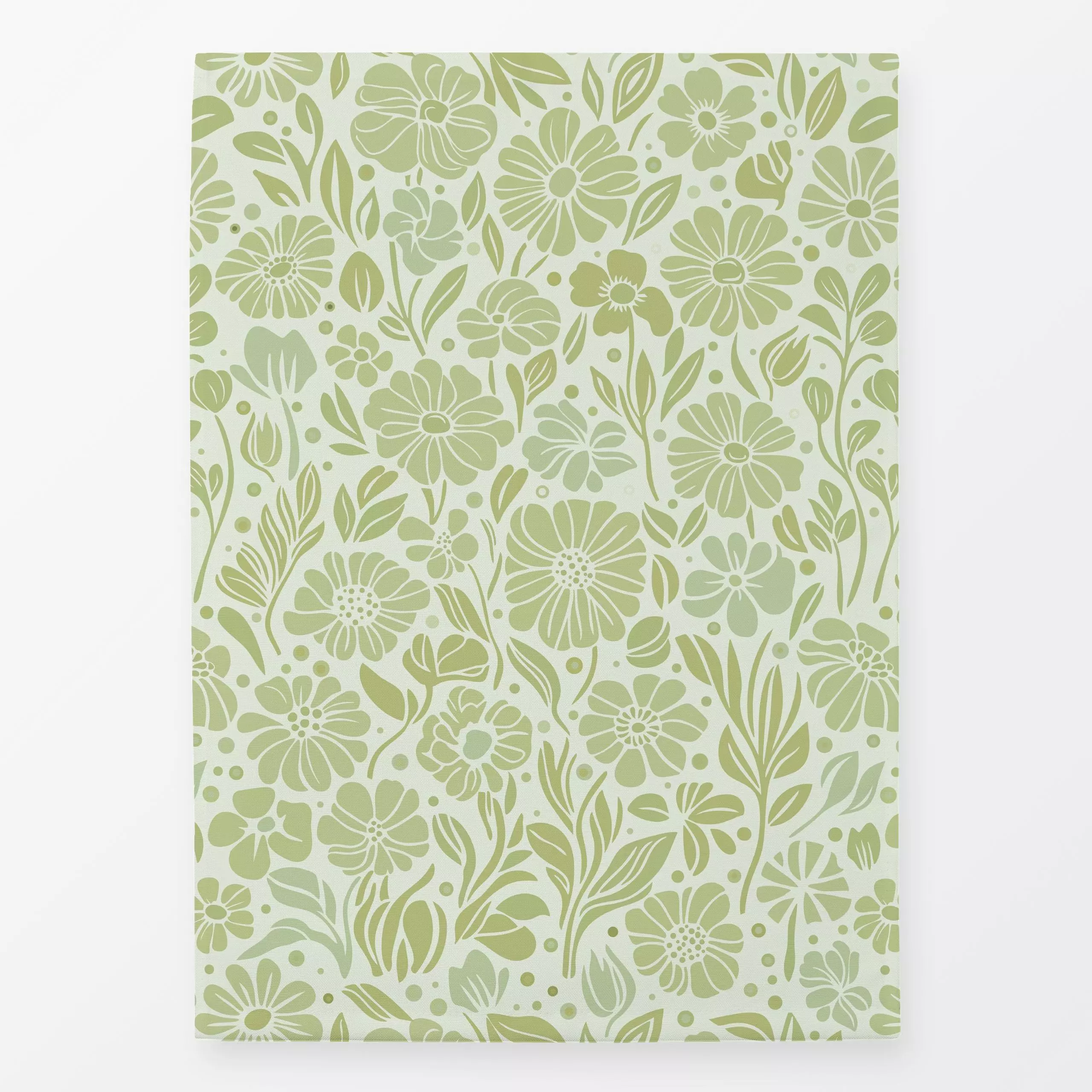 Geschirrtücher Endless Summer Fresh Green - Blumen & Florales - von „Andrea Haase"; Natur, Sommerblumen, Sommer, floral, bot...