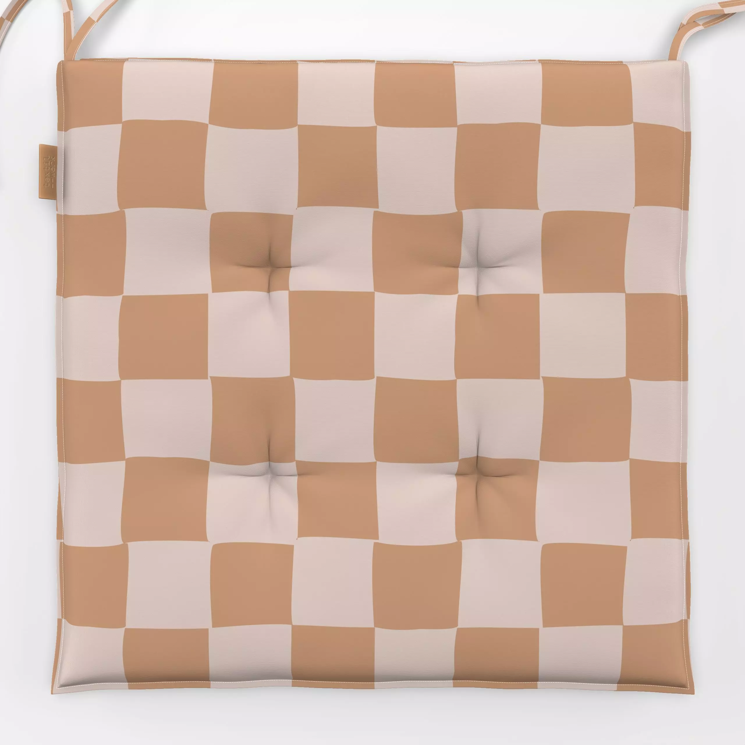 Sitzkissen Checkerboard Rosa - Sommer, Symbole & Muster - von „Anna Petersen"; rosa, Kissen, Karo, checks, Checker, Karolieb...