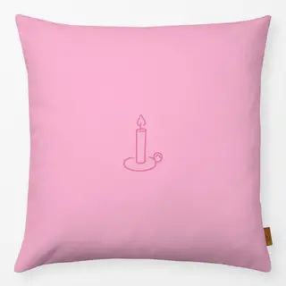 Kissen Candle Light pink