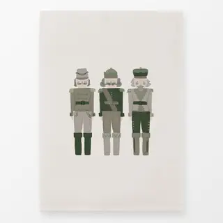 Geschirrtücher Nussknacker dunkelgrün