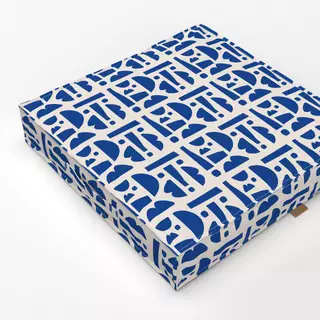 Bodenkissen Blue Carnaval