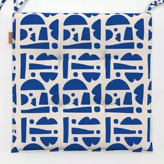 Sitzkissen Blue Carnaval