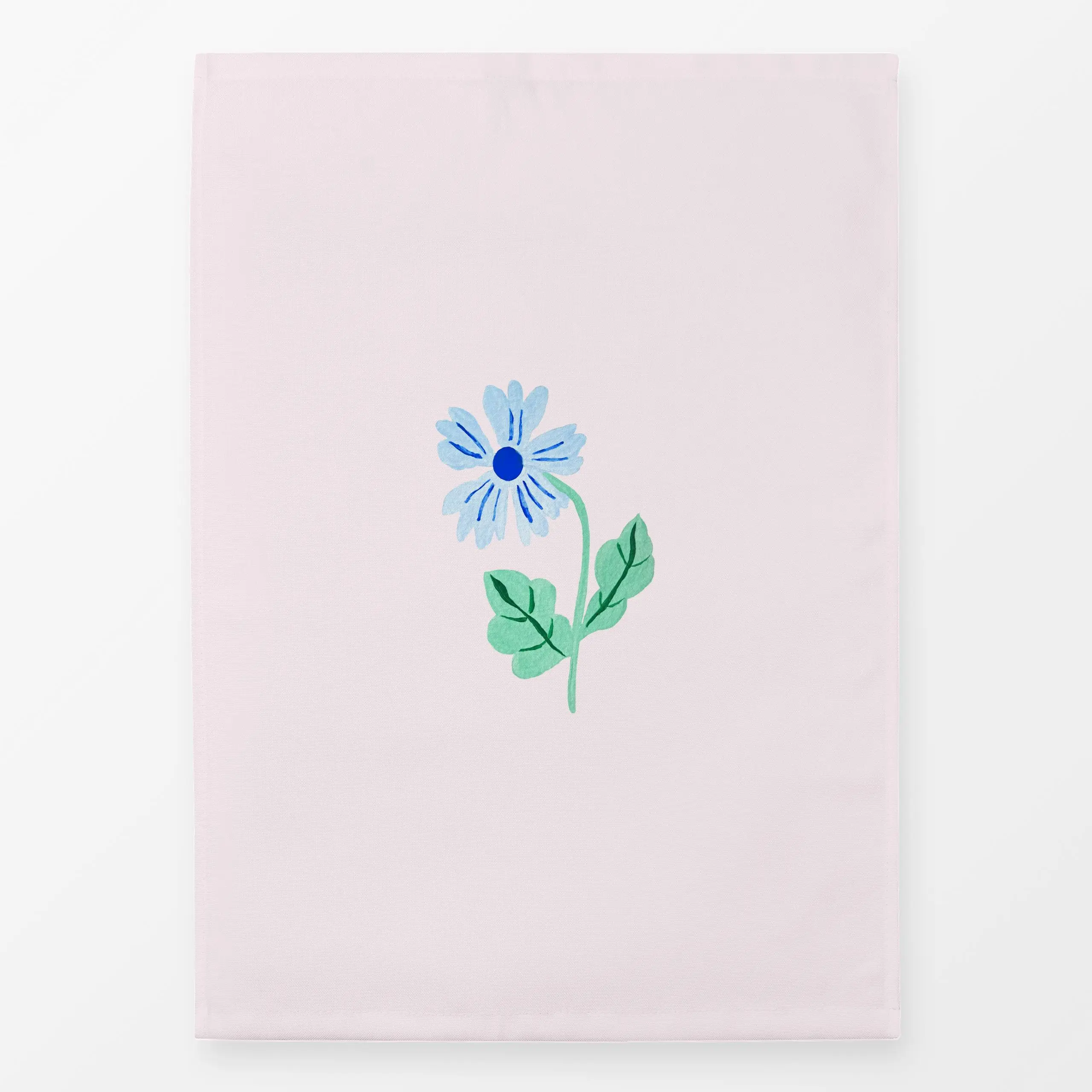 Geschirrtücher Spring Flower blue - Blumen & Florales, Frühling, Pflanzen & Botanik - von „Karen Menzenbach"; rosa, Pflanzen...