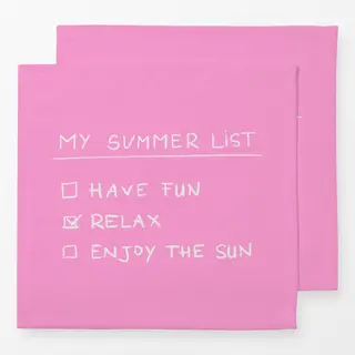 Servietten My Summer List