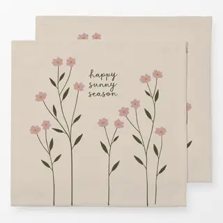 Servietten Blumen Frühling Sommer