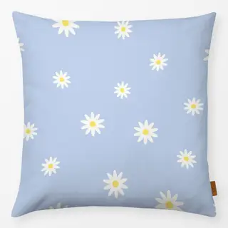 Kissen Ostern Gänseblümchen blau