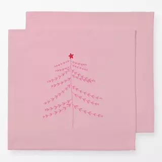 Servietten Winter Baum Pink