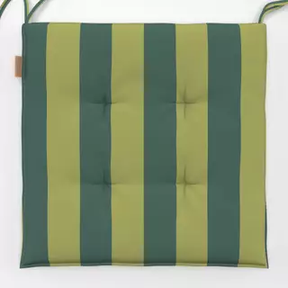 Sitzkissen Streifen grün dunkelgrün