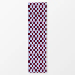 Tischläufer Kirschrot Karo