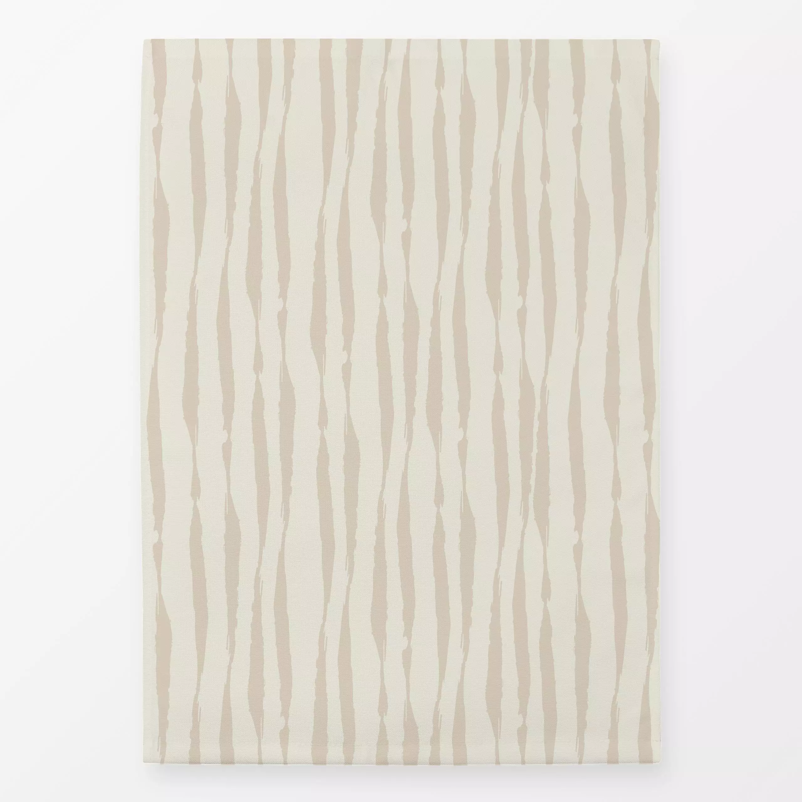 Geschirrtücher Flow Beige - Sommer, Symbole & Muster - von „Patries Elisabeth"; minimal, Linien, abstrakt, Streifen, beige, ...