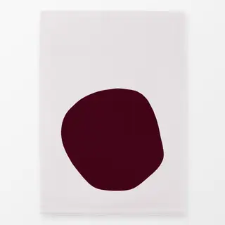 Geschirrtücher organischer Kreis Burgundy