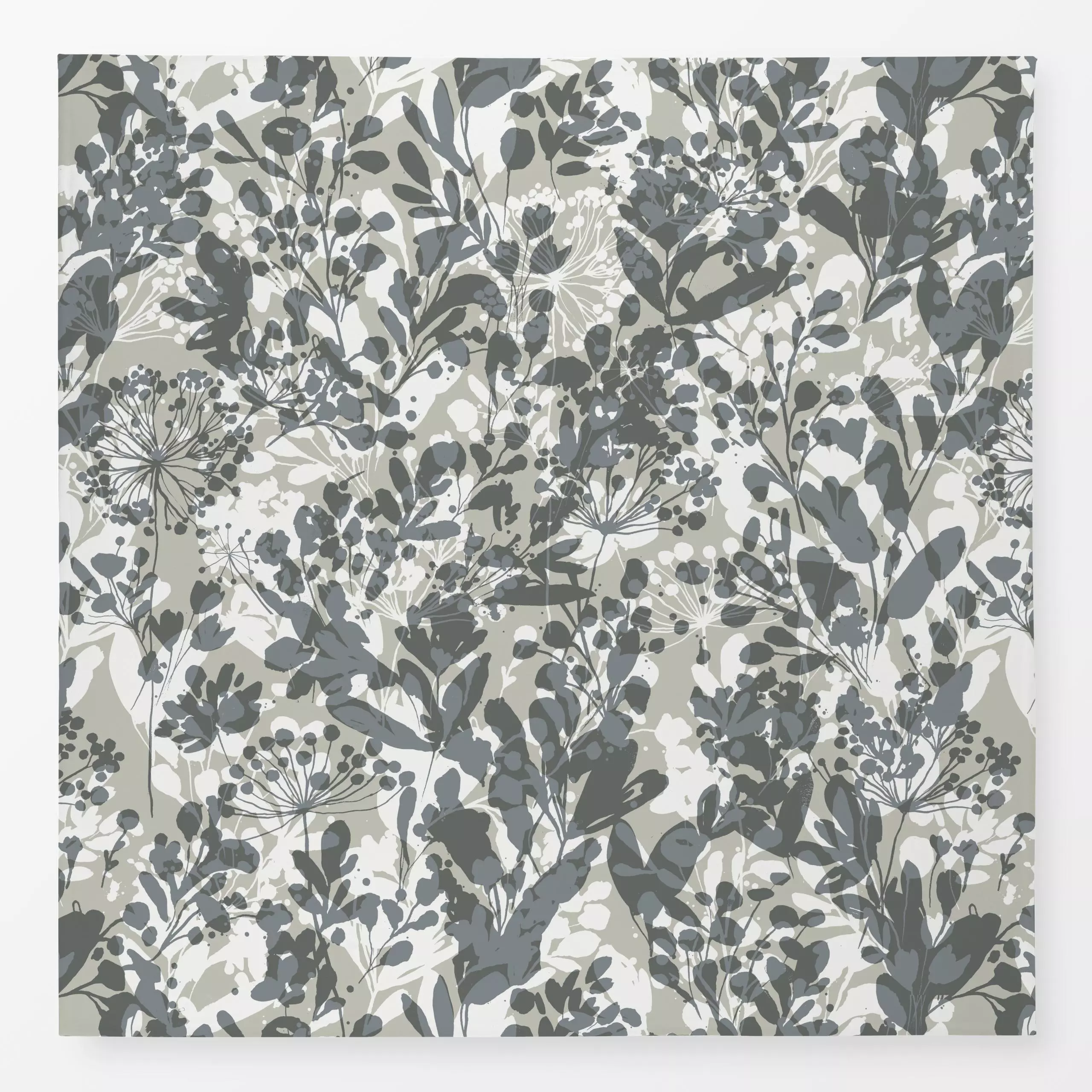 Tischdecke Winter Wild Grasses Shades - Winter, Pflanzen & Botanik - von „Ninola Design "; Natur, Pflanzen, Silhouette, kalt...