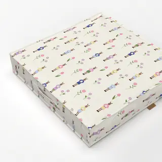 Bodenkissen Osterhasen Muster