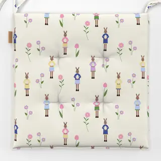 Sitzkissen Osterhasen Muster