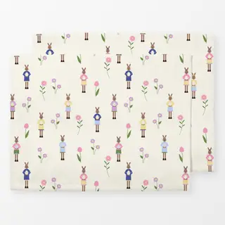 Tischset Osterhasen Muster