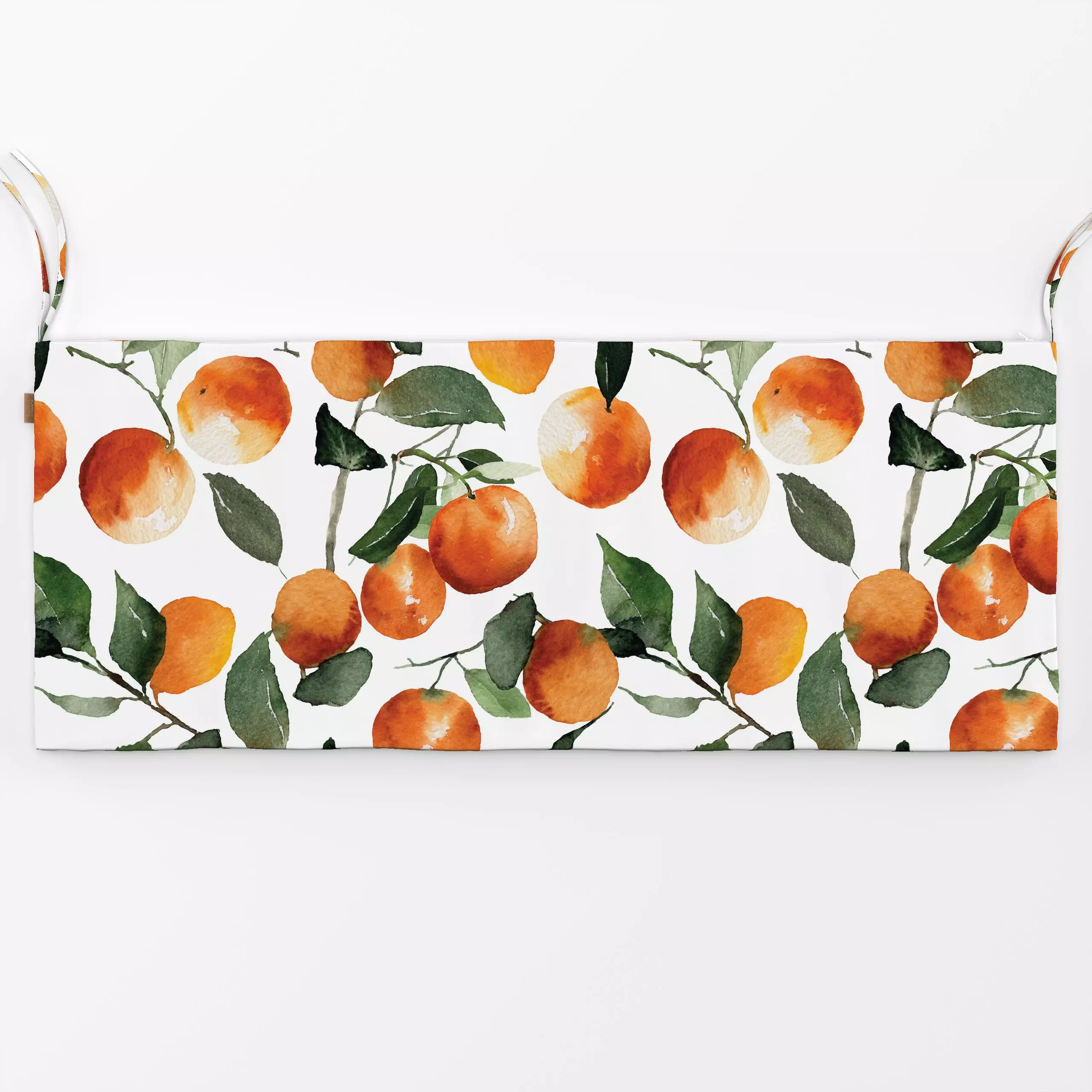 Bankauflage Orangenhain - Blumen & Florales, Sommer, Pflanzen & Botanik - von „Uta Naumann"; Frucht, Obst, Garten, Zitrone, ...