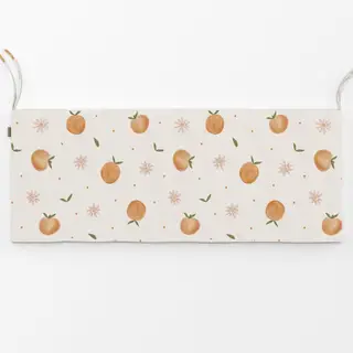 Bankauflage Pfirsiche & Blüten