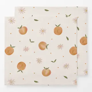 Servietten Pfirsiche & Blüten