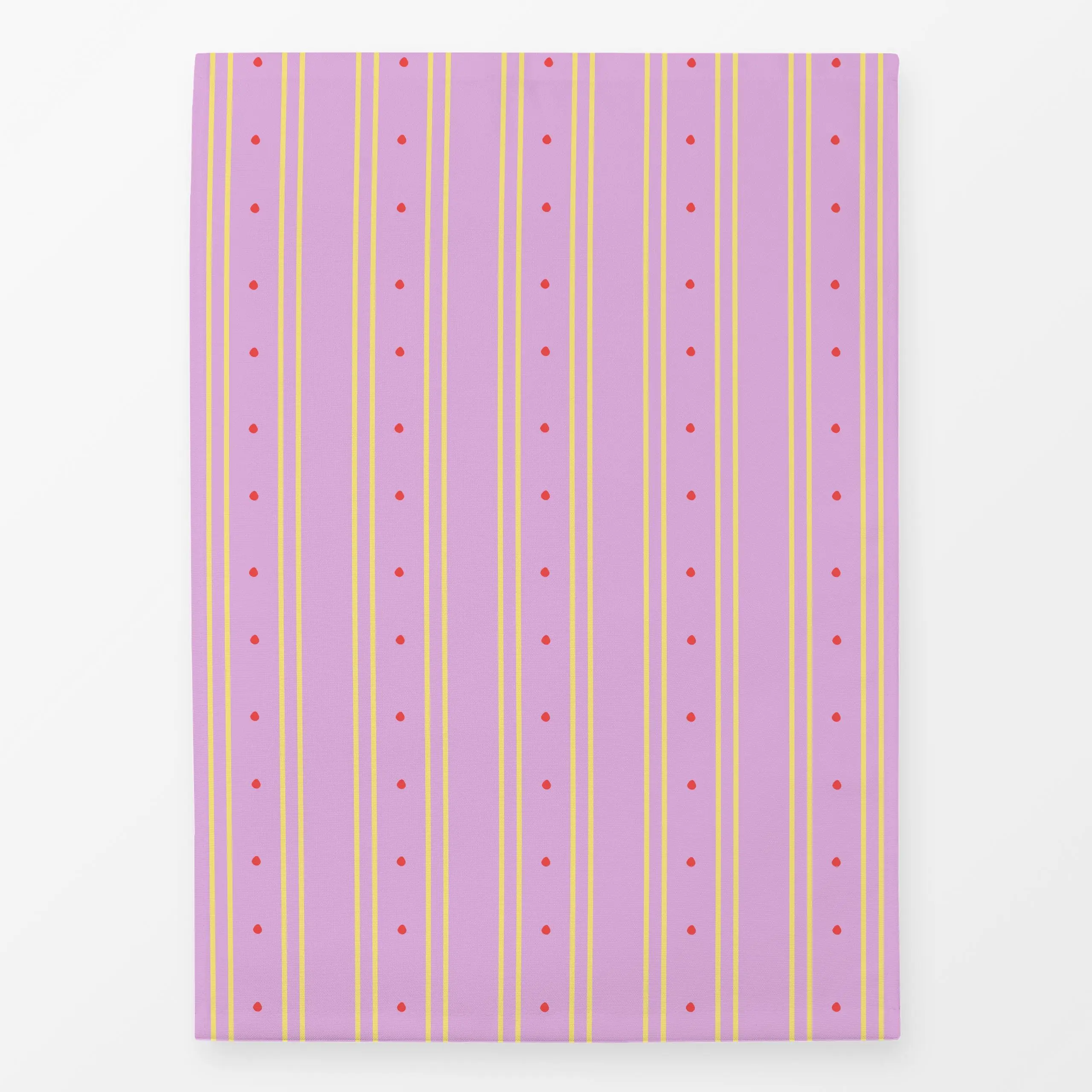 Geschirrtücher COLORFUL STRIPES VIOLET - Symbole & Muster - von „Jana Moßmann"; Punkte, Dots, pattern, lila, farbenfroh, lin...