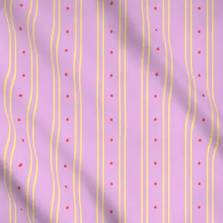 Meterware COLORFUL STRIPES VIOLET