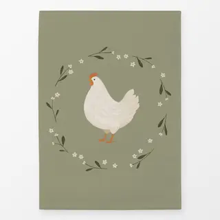 Geschirrtücher Huhn Kranz Ostern