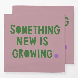 Servietten Something new grün rosa