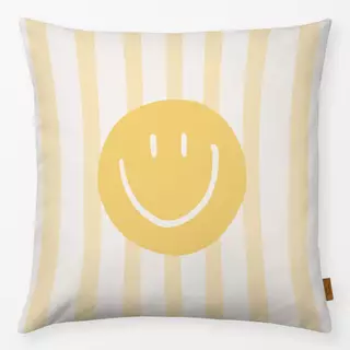 Kissen Smile Stripes buttermilk