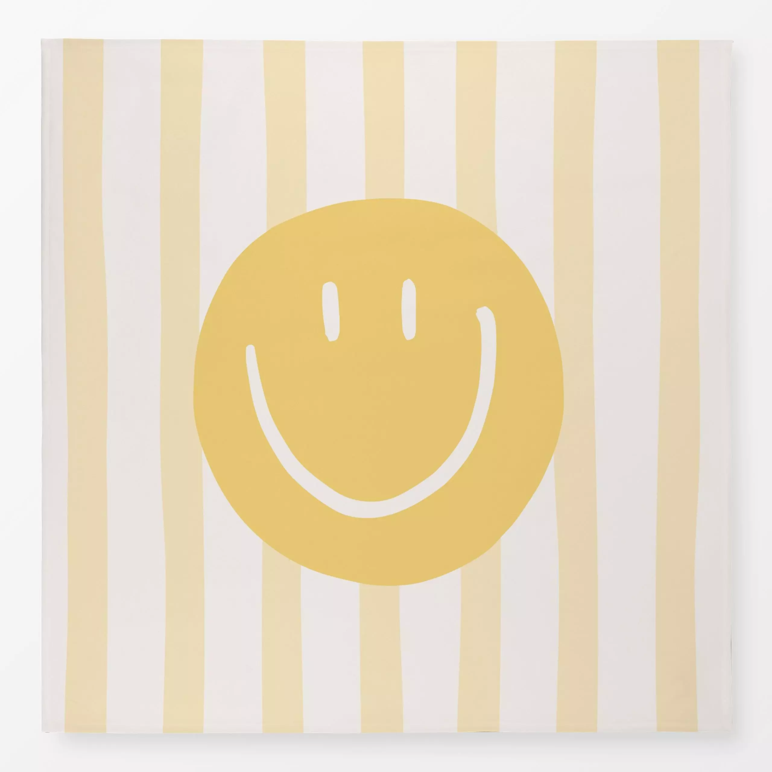 Tischdecke Smile Stripes buttermilk, SpruchSmiley, Sommer, von Kruth Design