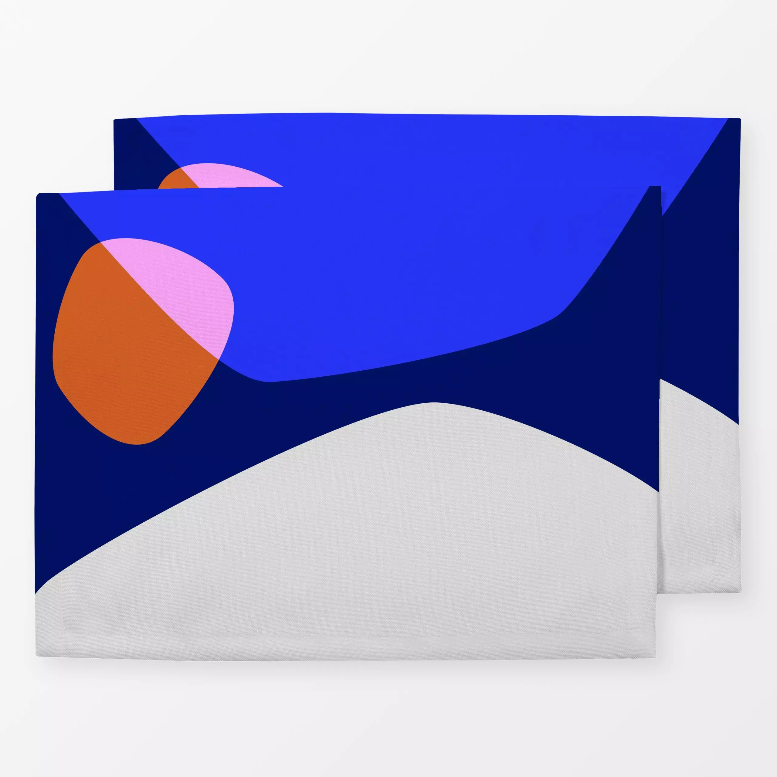 Tischset Bold Shapes 9X, gemustert, von Mareike Böhmer