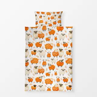 Bettwäsche Schafherde im Winterspaß