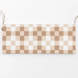Bankauflage Brown and White Checks
