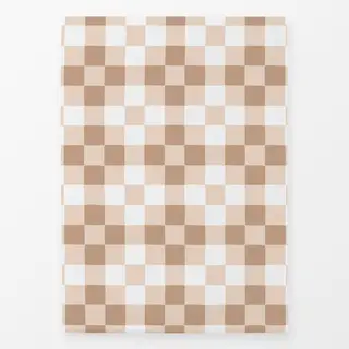 Geschirrtücher Brown and White Checks