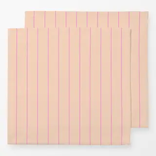 Servietten Fine Stripes pink nude