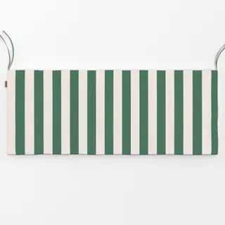 Bankauflage Stripes green ecru